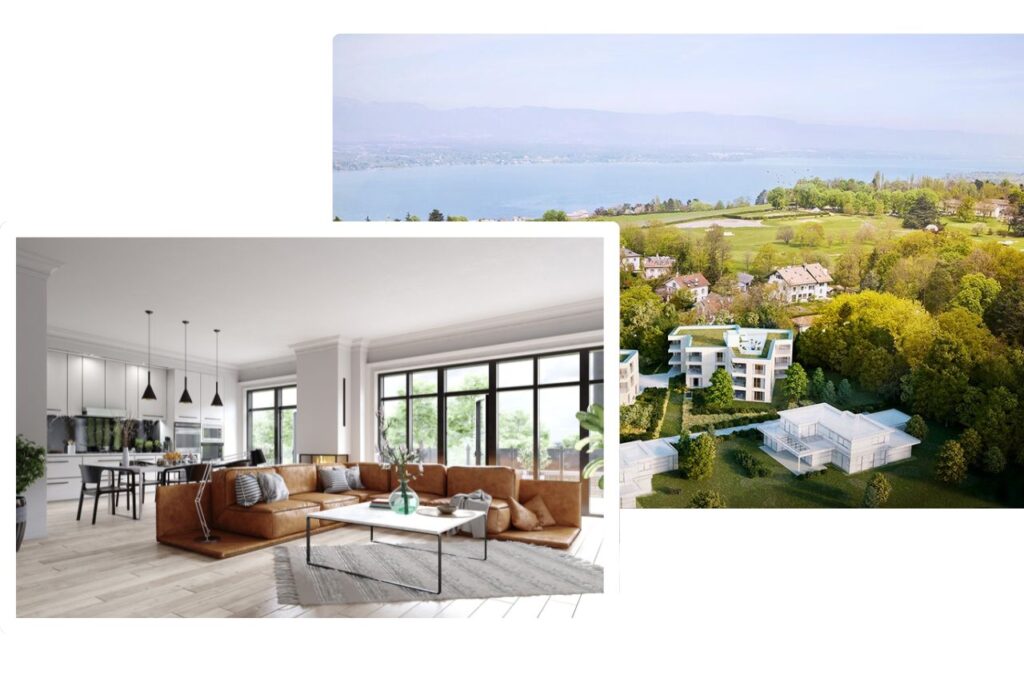 Evolution prix immobilier long terme Vandoeuvres